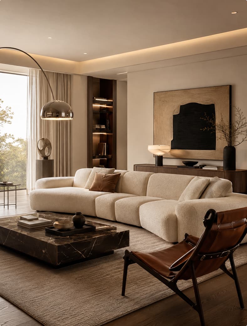 Đèn trang trí trong không gian nội thất nanoHome