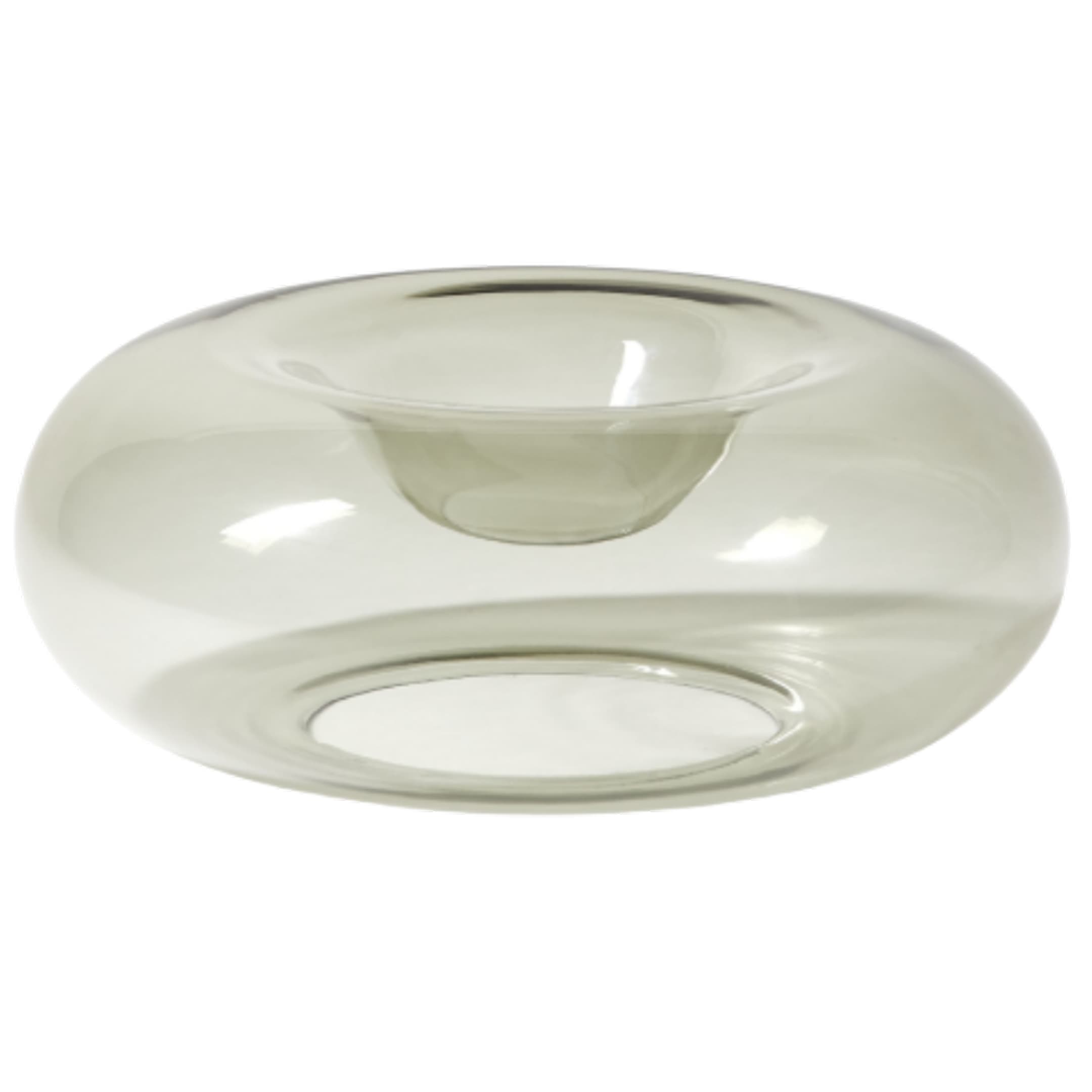 Khay Jelly, hiệu Cassina, model 08841000, kích thước Ø 40x16 cm, smoked anthracite