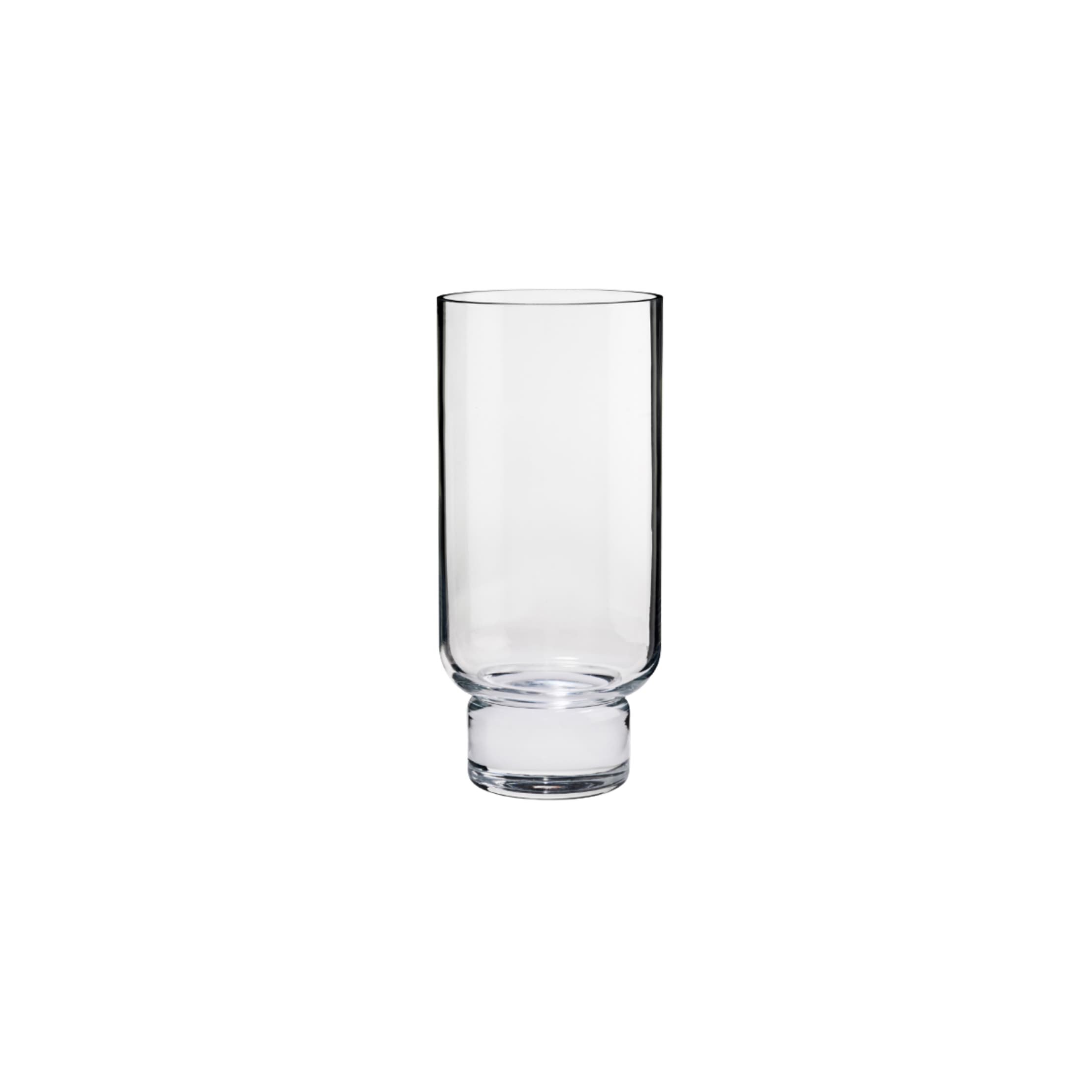 Bộ bình hoa Clessidra, hiệu Cassina, model 8KRKA3030209, kích thước Ø13.6x30 cm, gồm 2 bình thủy tinh thổi, màu extra clear