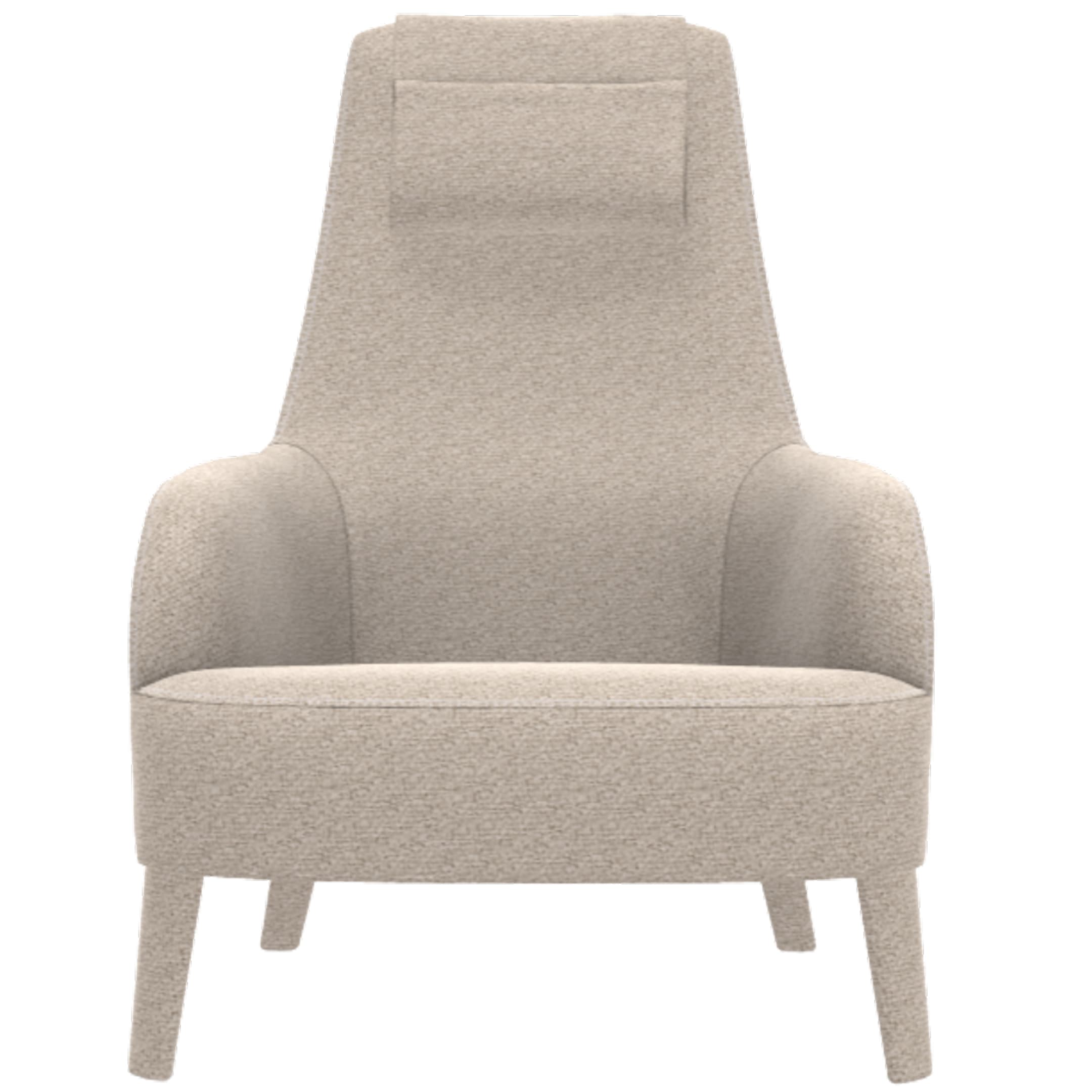 Bộ ghế lounge FEBO BERGERE, model 2850T/2830P, hiệu Maxalto, kích thước 76x94x100 cm, bọc vải LOU Ecru 102
