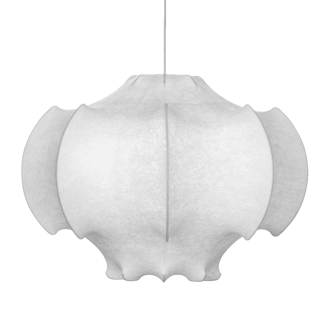 Đèn trang trí VISCONTEA, DK680 x H490 mm, bằng thép, cocoon, trắng