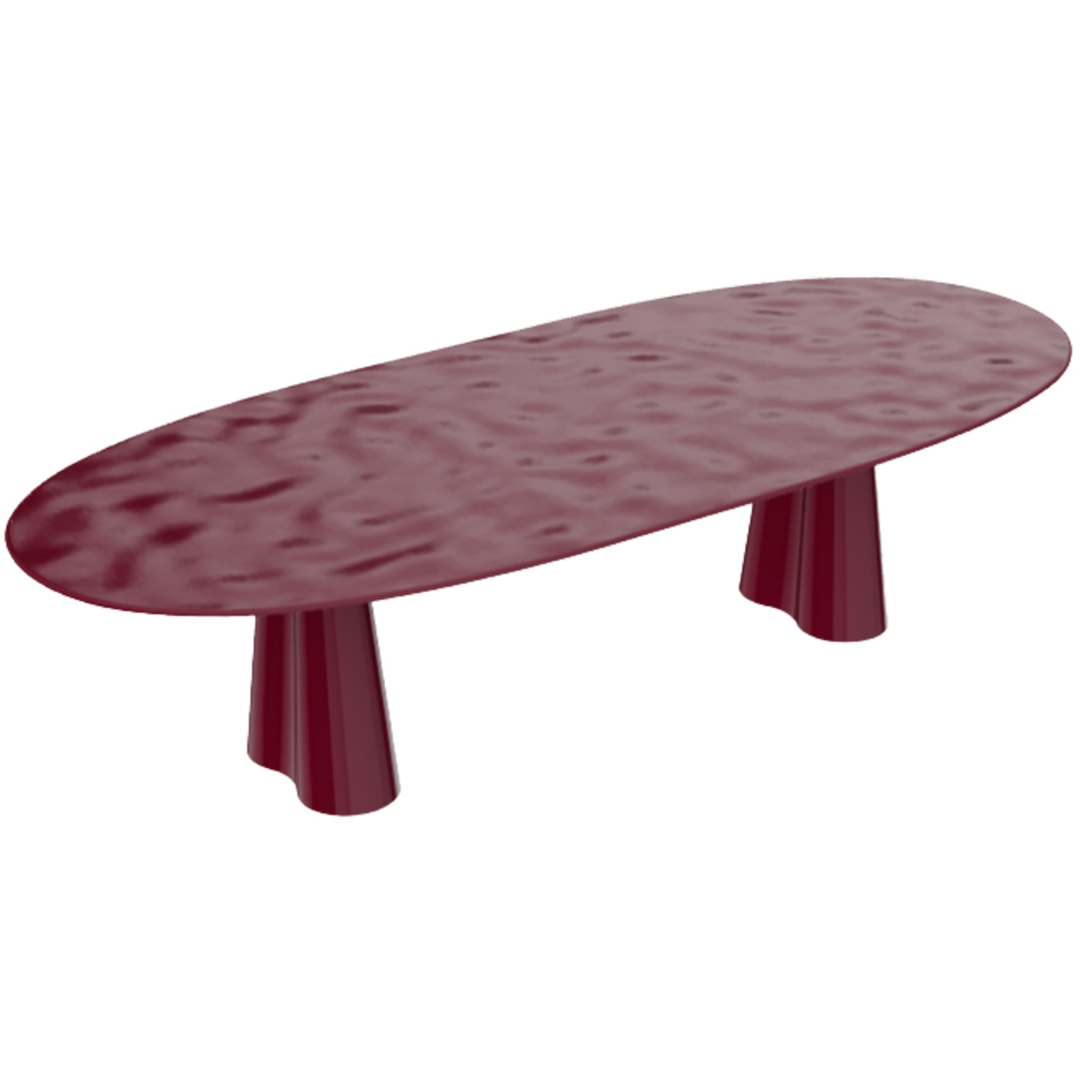 Bàn Treflo oval table, hiệu Cassina, model 149 DV 29, kích thước 295x124x74 cm, màu PINOT NOIR